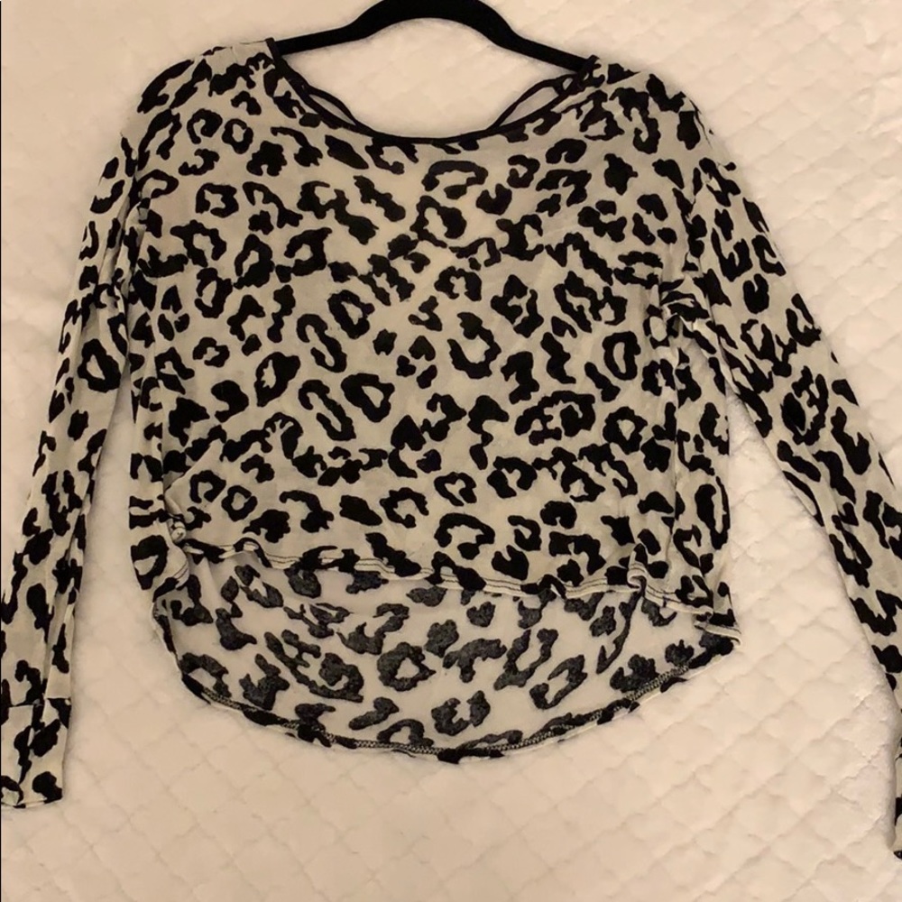 Animal print top